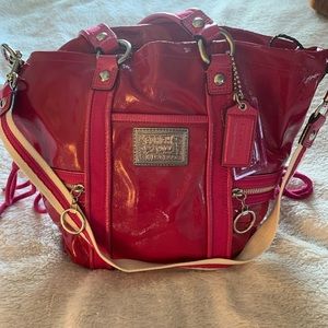 Coach poppy collection purse! Hot pink!